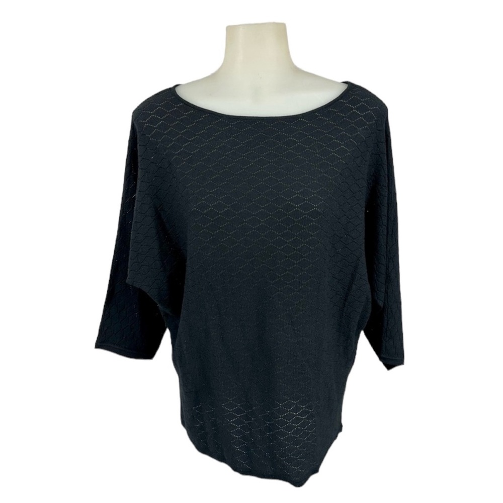CATHERINE MALANDRINO Top 3/4 Raglan Sleeve Oversized size M